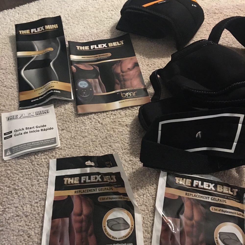 Slendertone BMR Flex belt system and Flex mini system